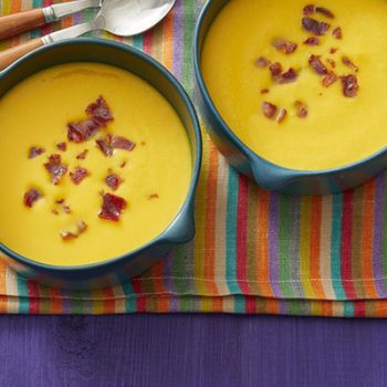 Squash Soup with Bacon