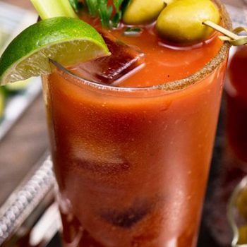 Spicy Olive Bloody Mary