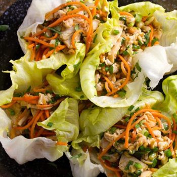 Spicy Olive Lettuce Wraps
