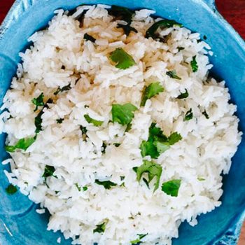 Coconut Cilantro Lime Rice