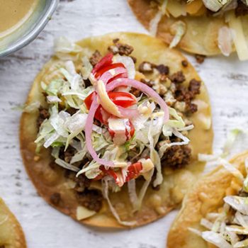 Cheeseburger Tostadas