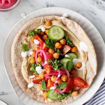 Chickpea Shawarma Wraps