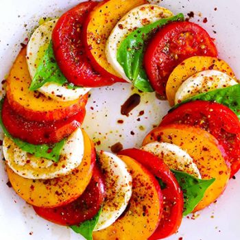 Peach Caprese Salad